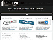 Tablet Screenshot of pipelinefinancialservices.com